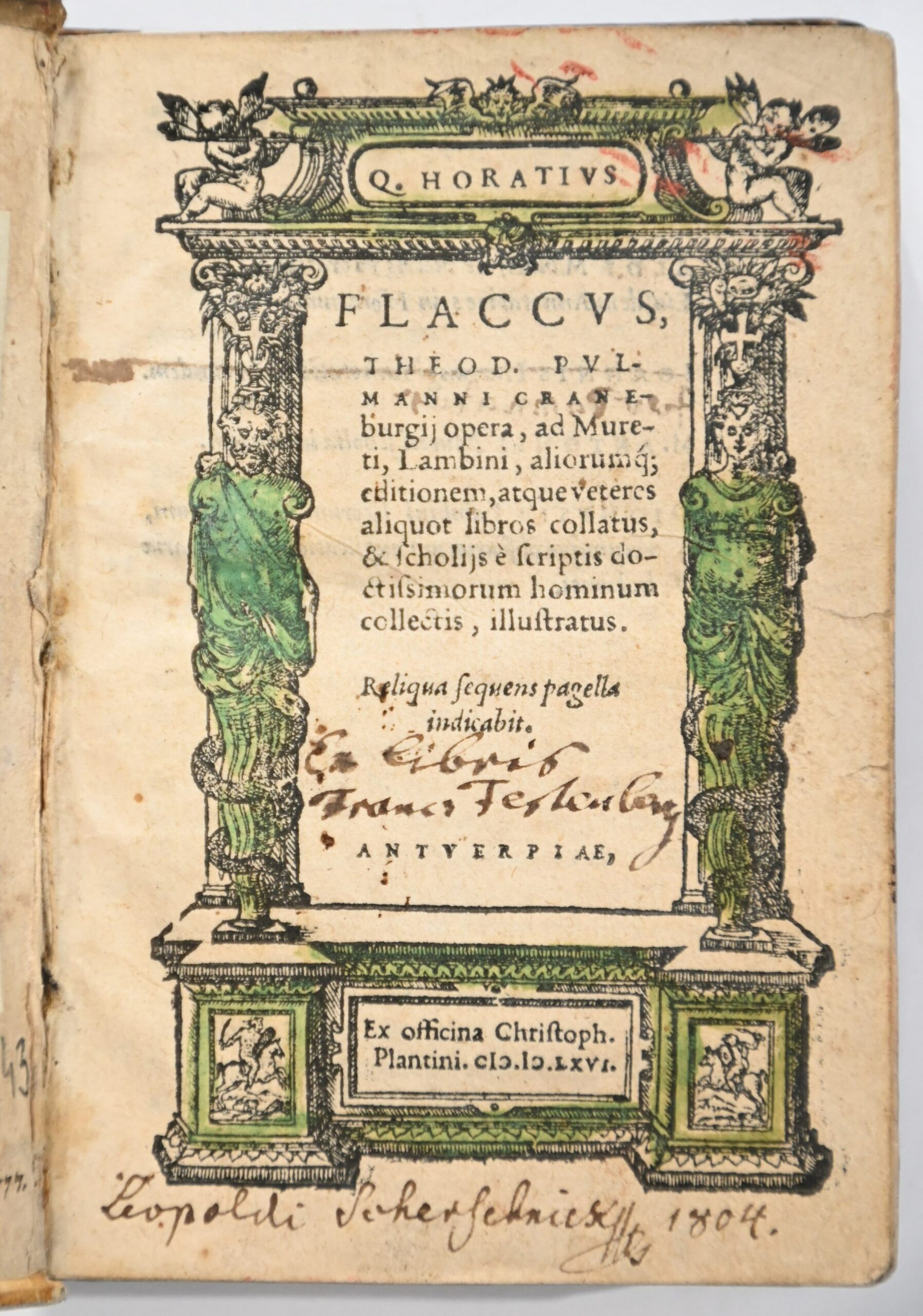Dzieła „pieśniarza rzymskiej liry” w księgozbiorze Leopolda Jana Szersznika