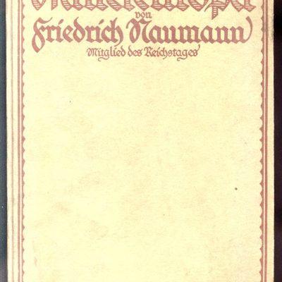 Friedrich Naumann, Mitteleuropa, Berlin 1915 – okładka